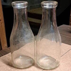 Glass Milk Bottles